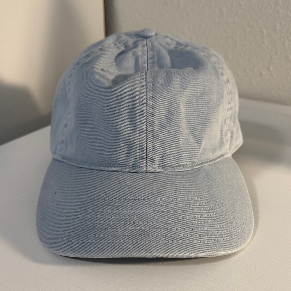 Aritzia TNA Light Blue Denim Baseball Cap OS